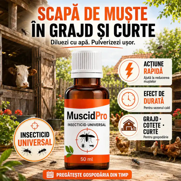 Soluție Universală Anti-Insecte - MuscidPro